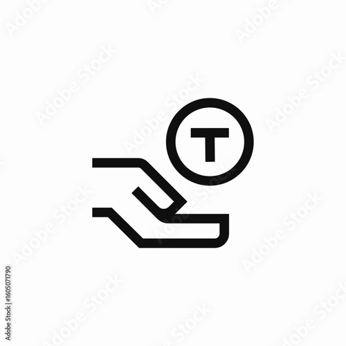 token give icon sign vector