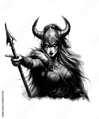 viking warrior shield maiden Valkyrie