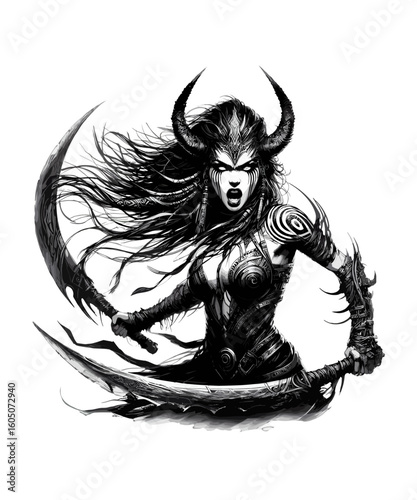 viking warrior shield maiden Valkyrie