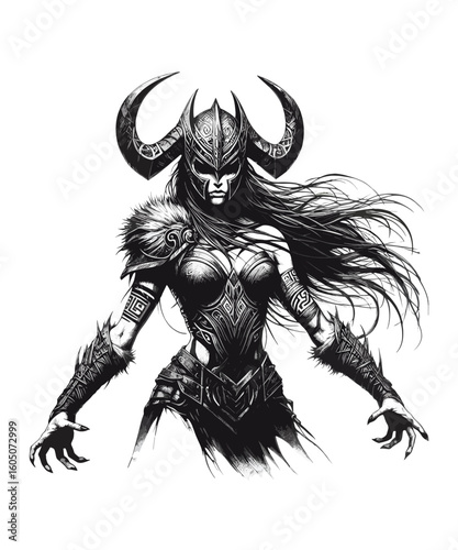 viking warrior shield maiden Valkyrie