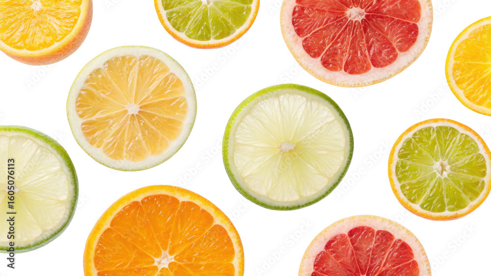 Obraz premium set of citrus fruits