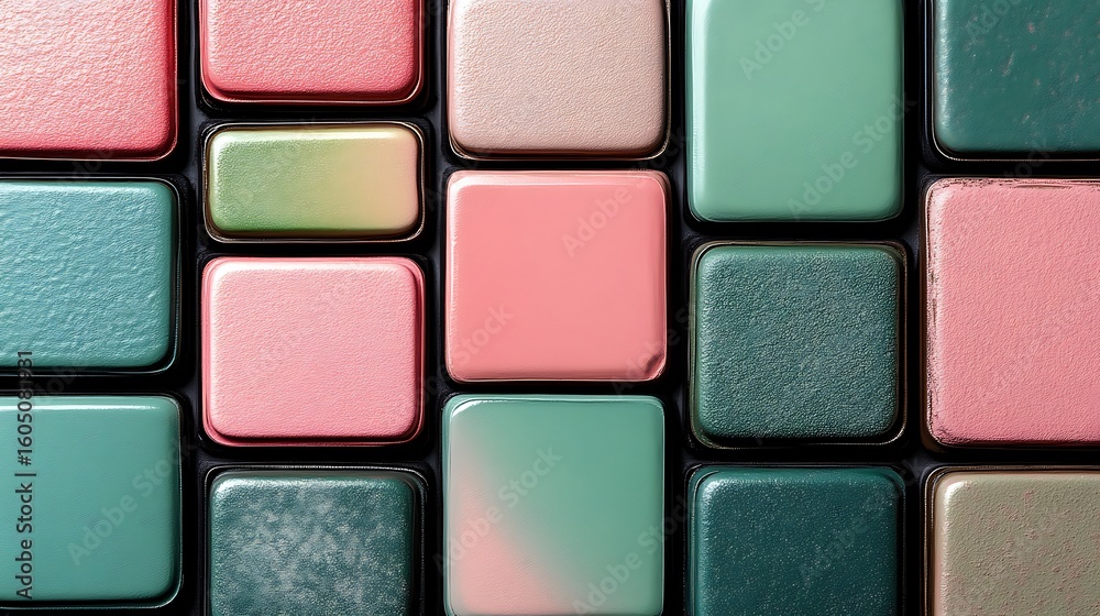 Colorful square buttons in a grid pattern Colorful square buttons in a grid pattern