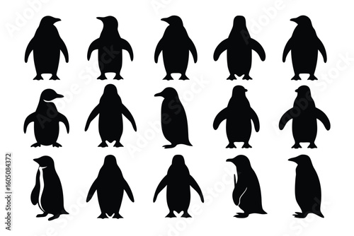 Collection of silhouetted animal tracks and footprints showing diverse claw and hoof designs