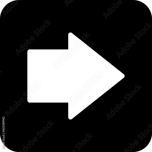 Free Download Arrow Outline Right Vector Icon Design - GFXLoad