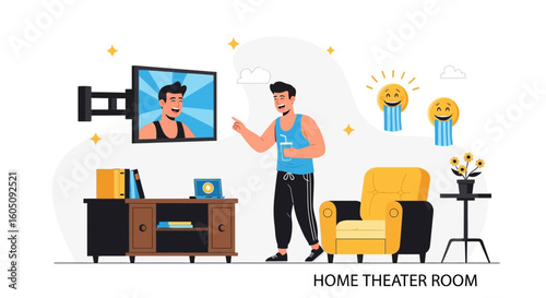 Entertaining And Relaxing Home Theater Experience With Enjoying Streaming Content