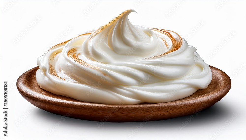 a close up whipped cream isolated on a transparent background a close up whipped cream isolated on a transparent background