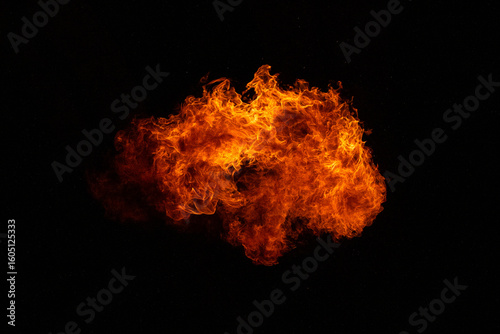 Fire Punch isolated in a black background.