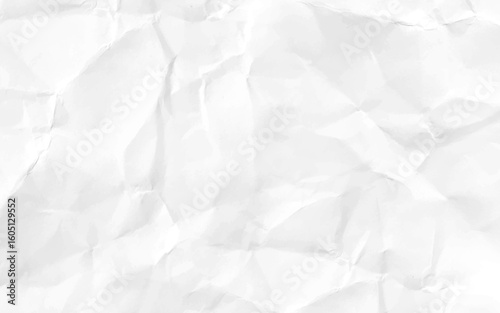white background crumpled paper texture, crumpled paper texture background, Paper texture Crumpled White. Top view.