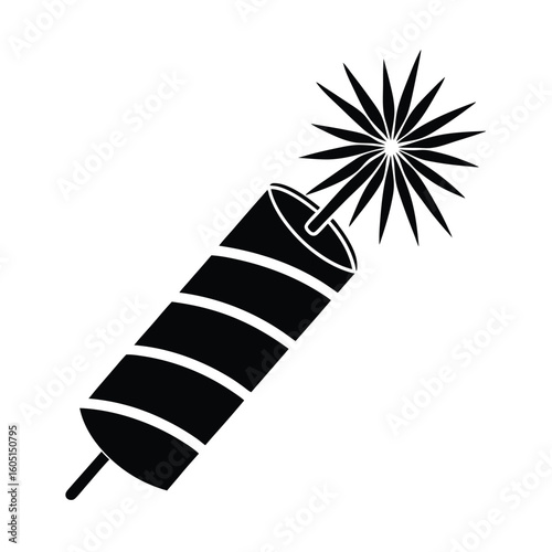 firecracker vector illustration
