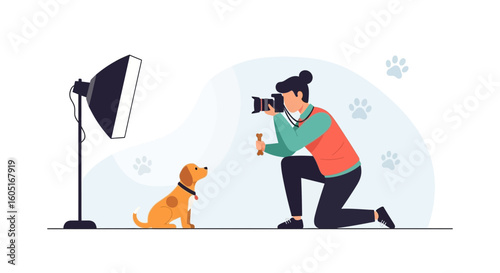 Professional Dog Photography Session With Studio Lighting And Trained Photographer