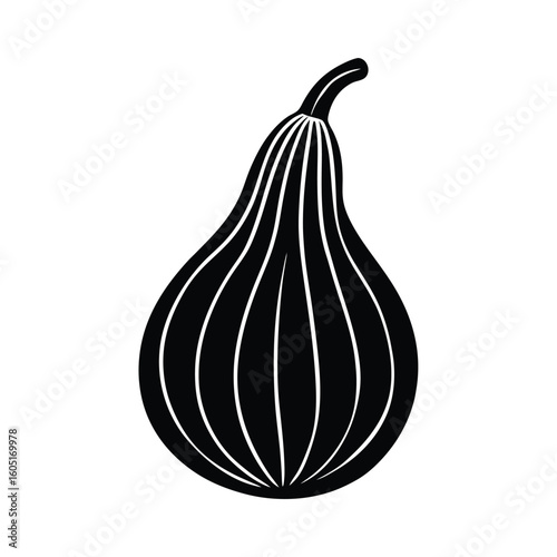 bitter gourd isolated on white background