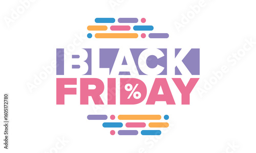 Black Friday. Sale up to 90% off. Biggest sale of the year. Special offer banner. Holiday shopping in United States. Super season deal in November. Discount badge. Creative vector template