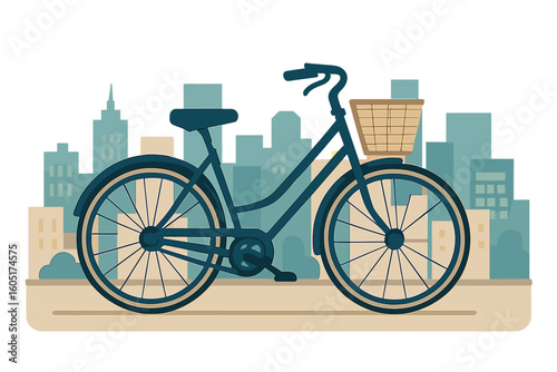 A green city initiative incorporating bike lanes and paths as part of a broader strategy to decrease carbon emissions and enhance air quality