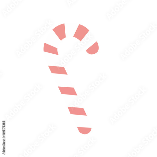 Christmas Candy Cane Isolat...