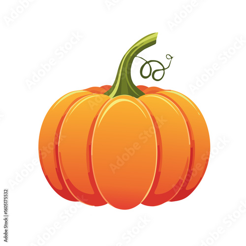 Pumpkin Icon Isolated on a Transparent Background