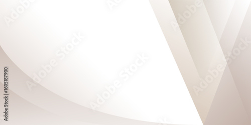white modern abstract background with line shape over lap minimalist. graphic design artistic decoration