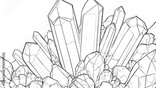 Coloring Book Page with Fes2 Pyrite for Kids - Fun and Educational Activity