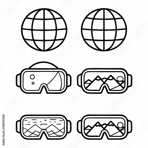 ski goggles, ski mask, snow goggles, ski gear, winter sports equipment, cold weather accessories, protective eyewear, ski outfit, winter activities, outdoor recreation
