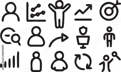 Silhouette of a dog with a wagging tail and floppy ears animal canine