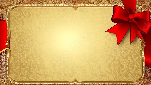 Wallpaper Mural Ornate gold gift certificate Torontodigital.ca