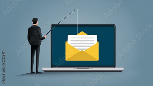 Phishing - cybersecurity threat 