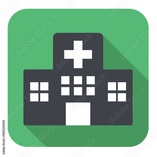 Medical symbol inside a drop shape for icons in medicine  