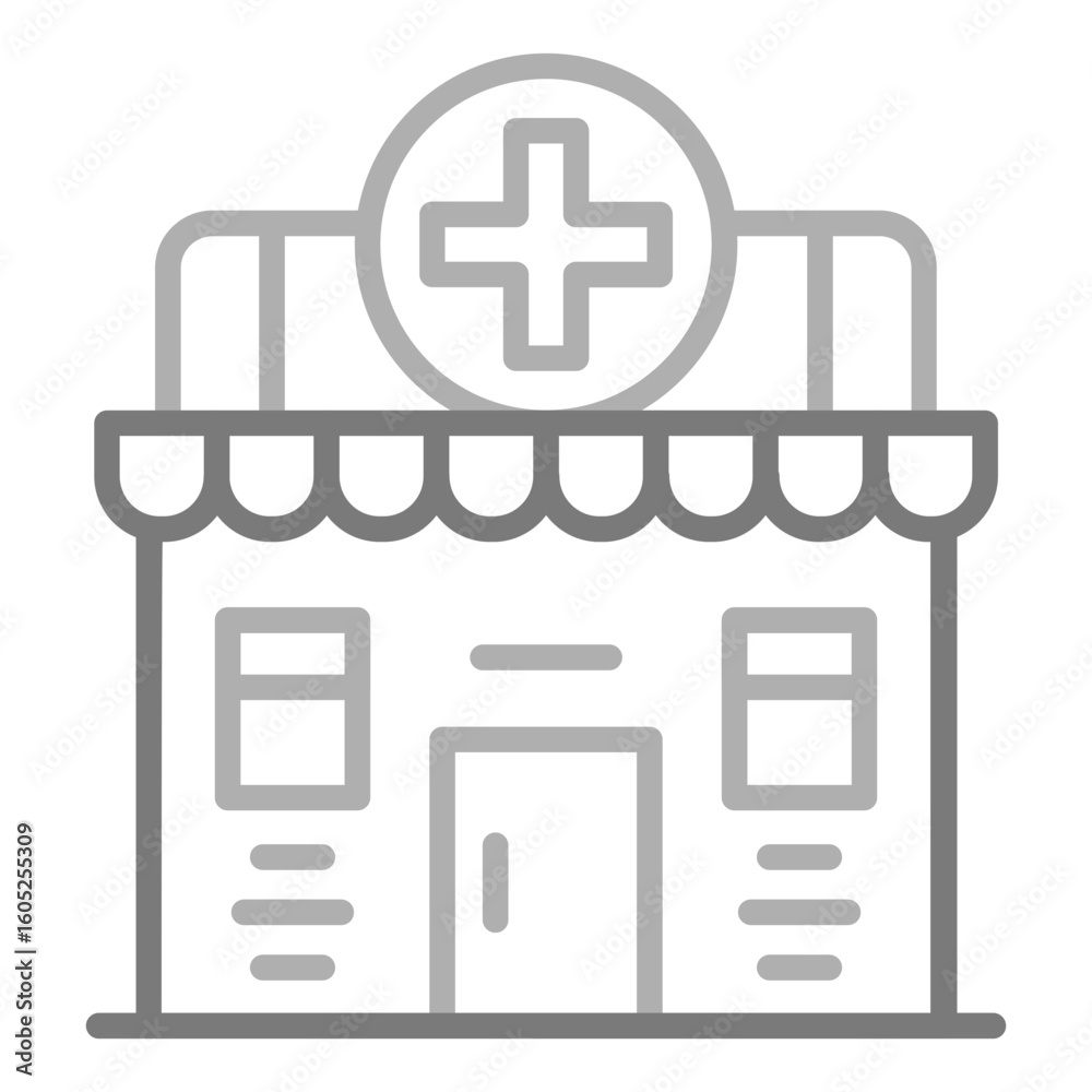 Obraz premium Hospital Icon