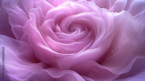 Soft, ethereal rose close-up