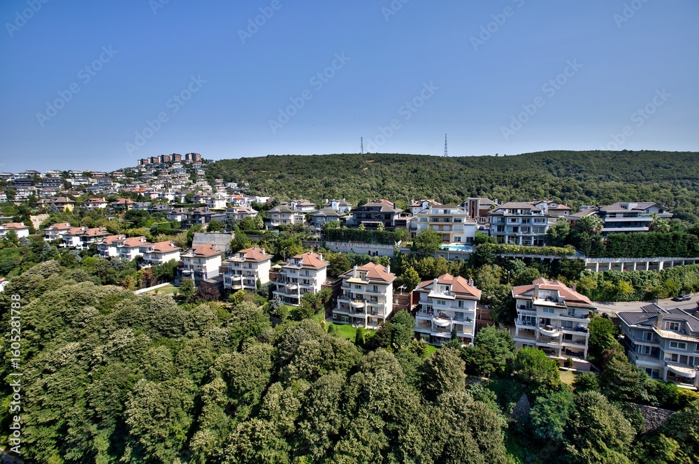 Obraz premium View from a balcony in a luxury house