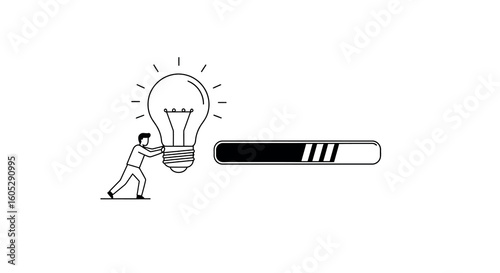 Concept of innovation and progress: pushing ideas forward