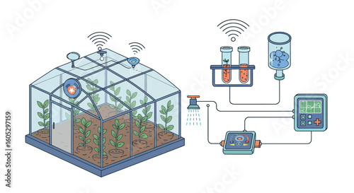 Smart greenhouse with automated irrigation and wireless monitoring system