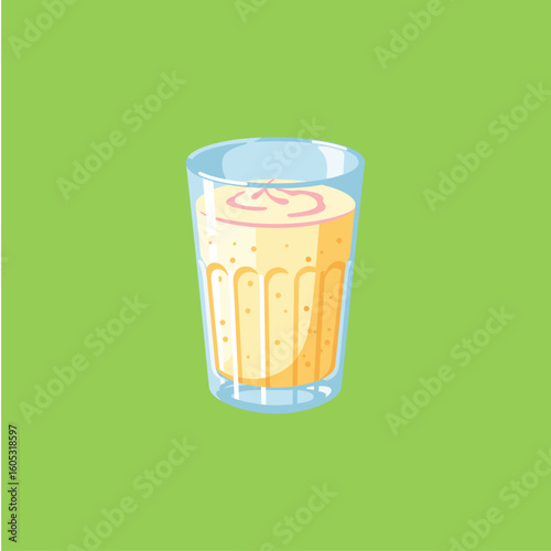 Lassi icon logo flat vector design