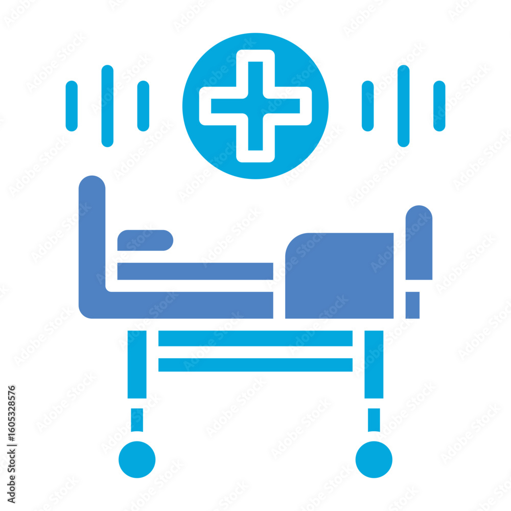 Fototapeta premium Bed Icon