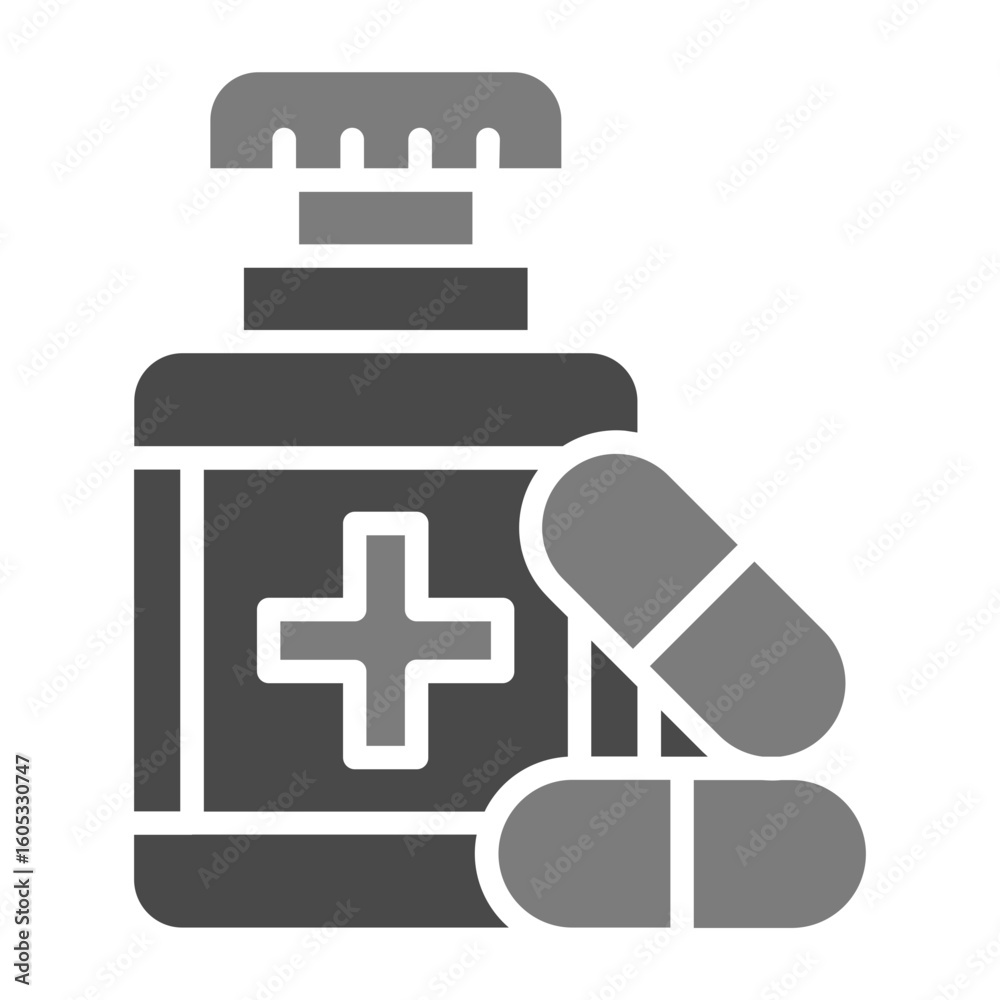 Fototapeta premium Pills Icon