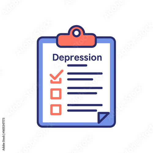 Depression Check‑In Icon