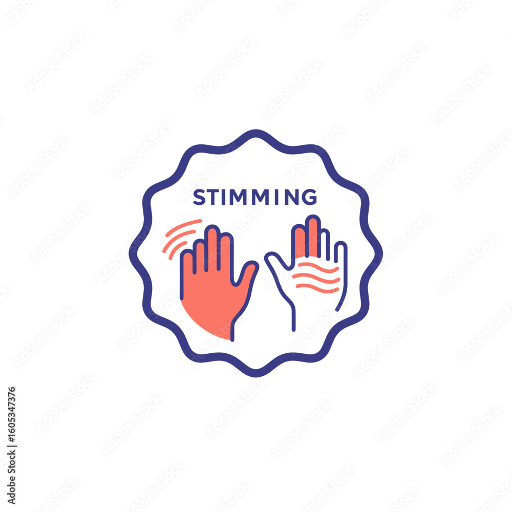 Obraz premium Stimming Allowed Badge Icon
