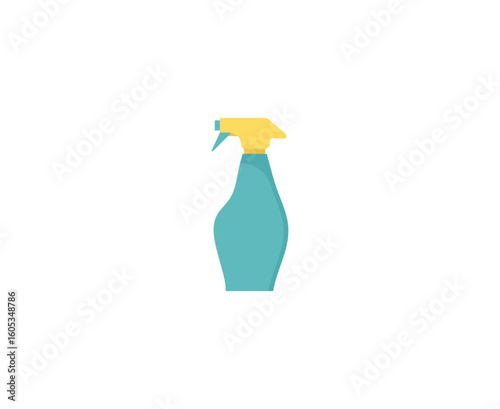 Cleaning spray bottle icon. Vector illustration