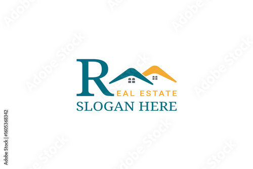 real estate logo, property logo, construction logo, engineering logo, house logo, realtor logo, roof logo 
