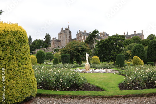 english garden and castle