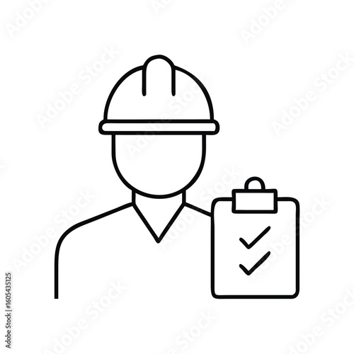 Site manager holding a clipboard and checking tasks