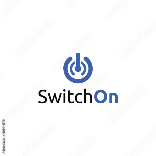 Switch On Logo Design Simple