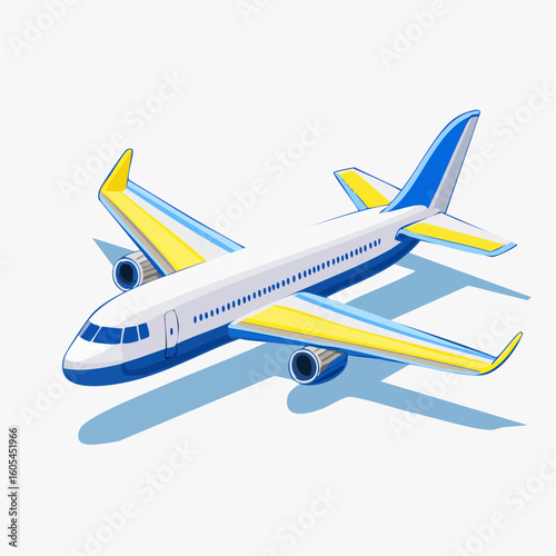 airplane in the sky