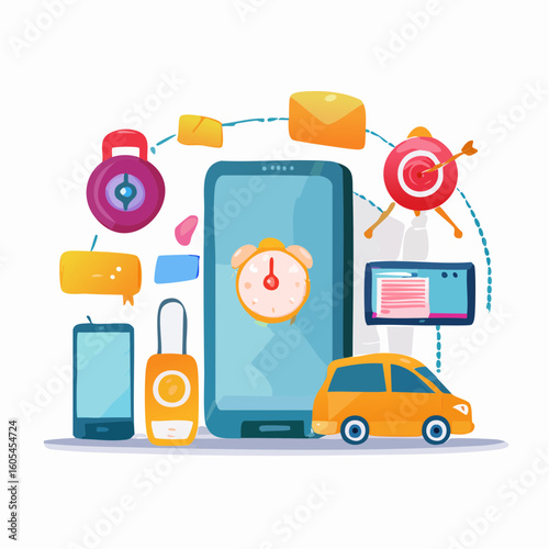 mobile phone with social network