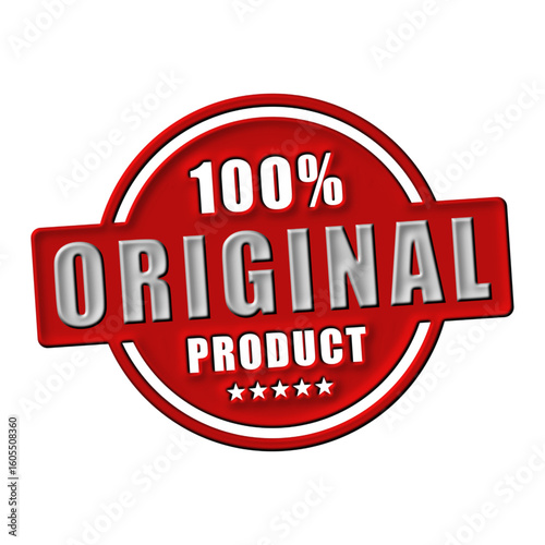 100 percent original product stamp