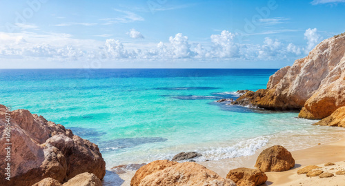 rocky coast of the sea