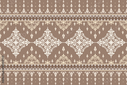 Seamless, beautifully arranged patterns, ideal for creating luxurious wallpaper, textiles, clothing, bed sheets and interior decorations.
