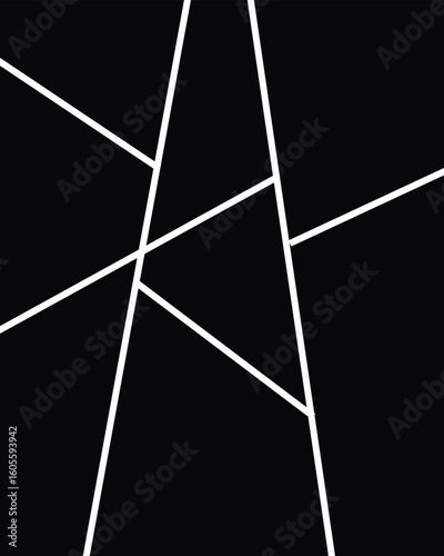 Picture or photo frame collage with random mosaic frame design template for post portrait