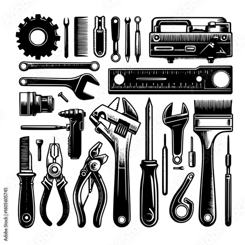 tools of offroad workshop