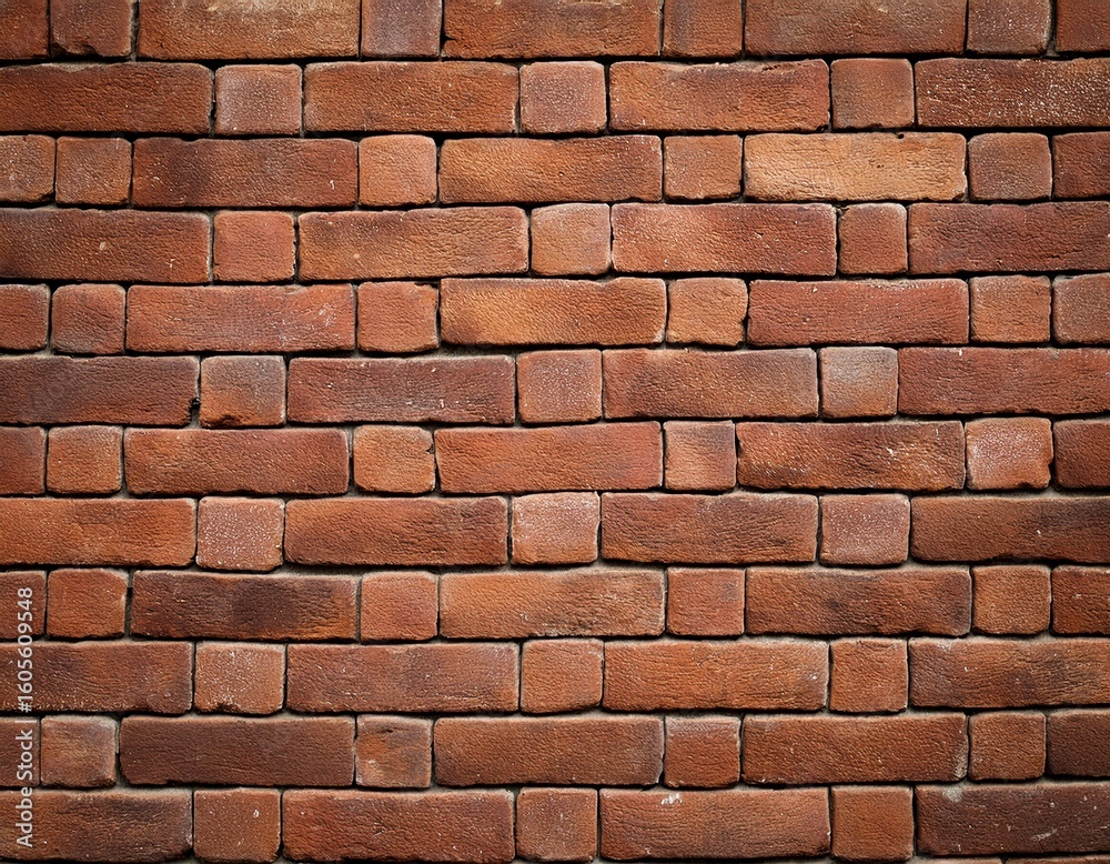 Obraz premium big brown brick wall texture background