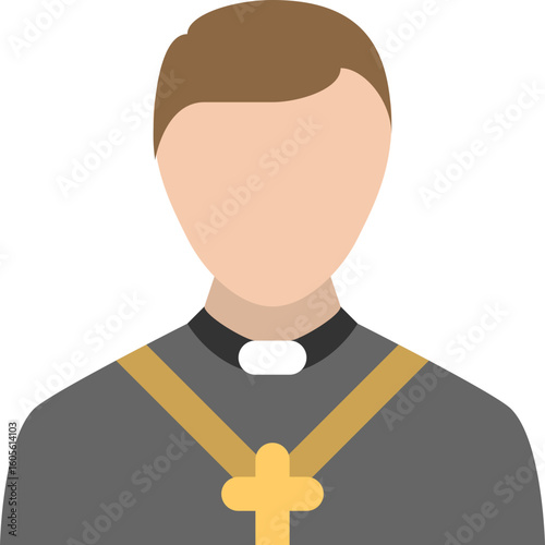 Priest Clergy Man Icon